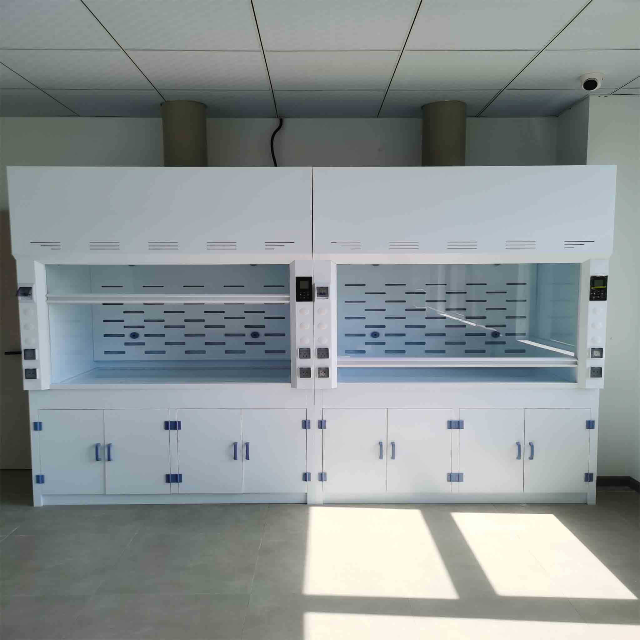 laboratory fume hood installation